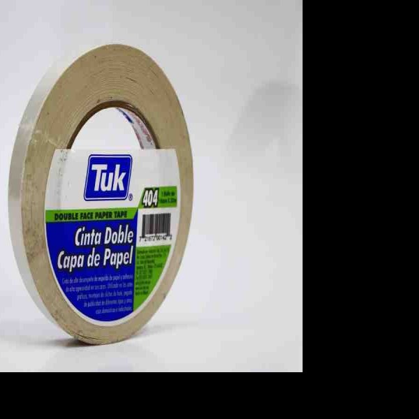 CINTA ADH. DOBLE CAPA PAPEL 18X33M TUK 404 C.48